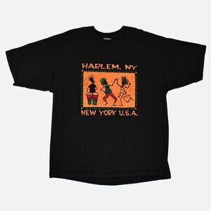 Vintage Harlem New York Afrocentric T-shirt - XL